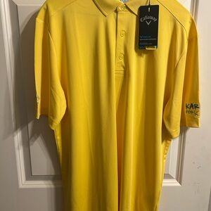 Callaway Men's Bright Yellow Polo Shirt